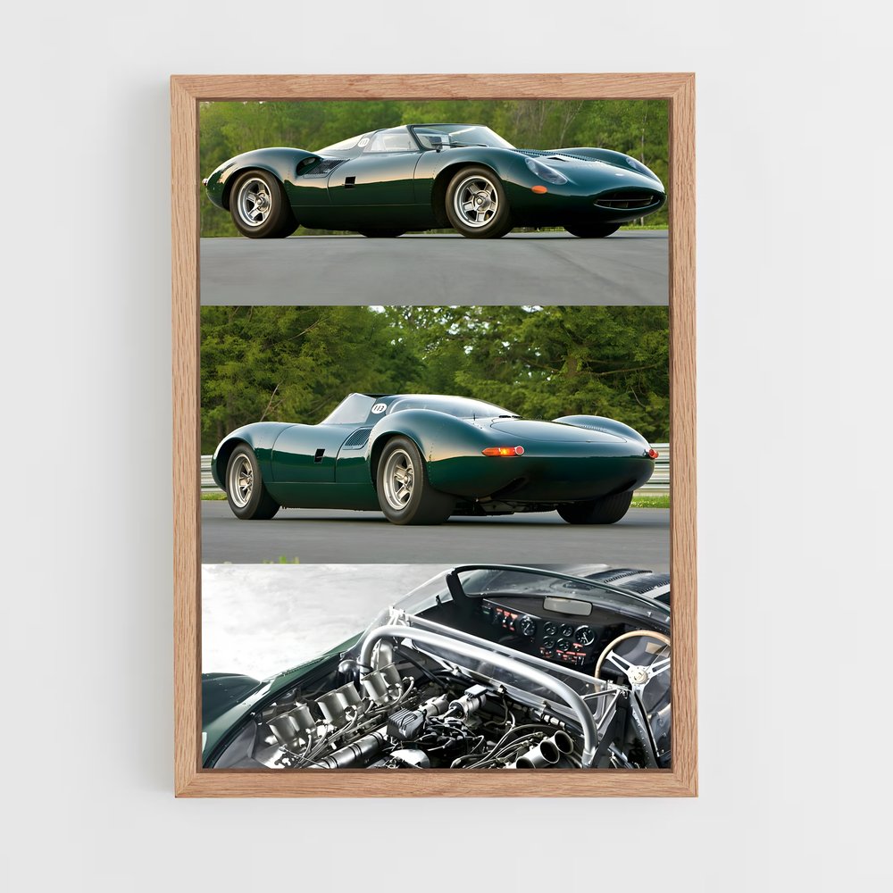 Poster Vroum Vroum – affiche Jaguar (vue 4)