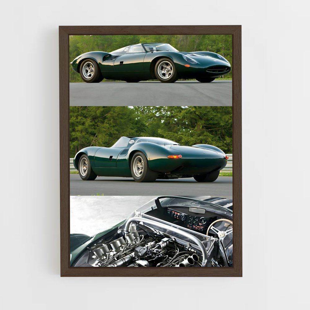 Poster Vroum Vroum – affiche Jaguar (vue 5)