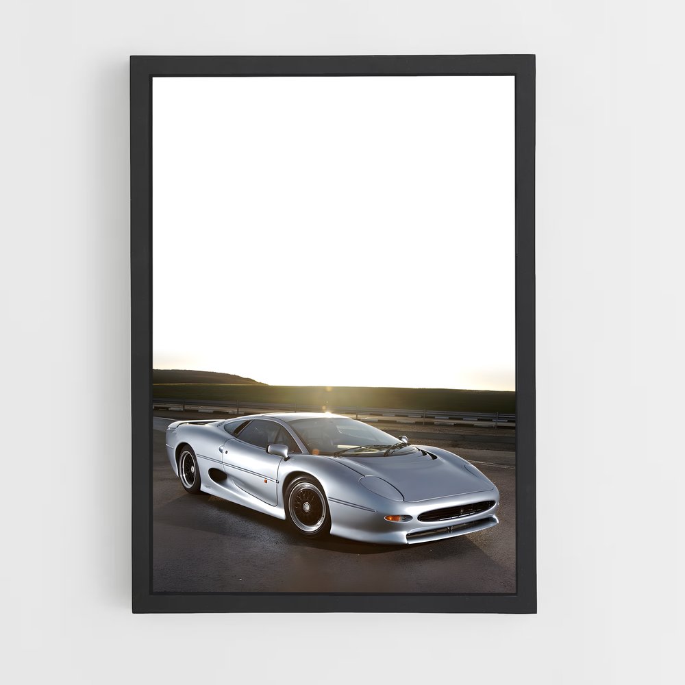 Poster Échappée Nocturne – affiche Jaguar (vue 2)