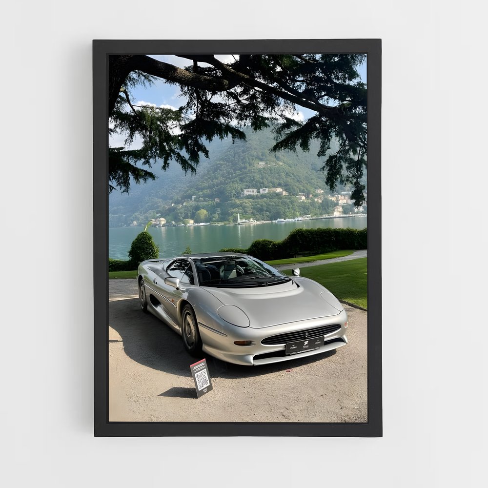 Poster Éclat bord – affiche Jaguar (vue 2)
