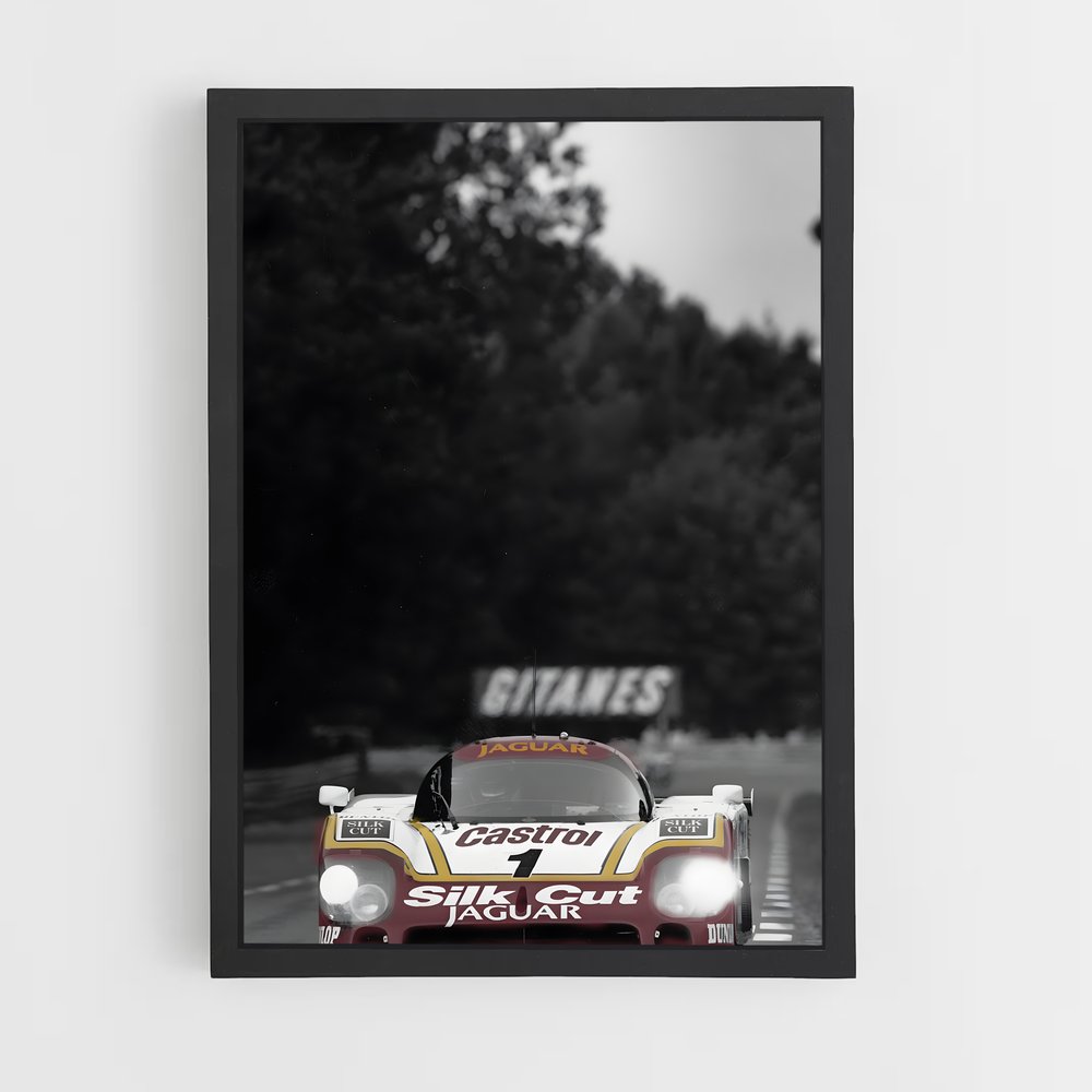 Poster L'Essence de la Route – affiche Jaguar (vue 2)