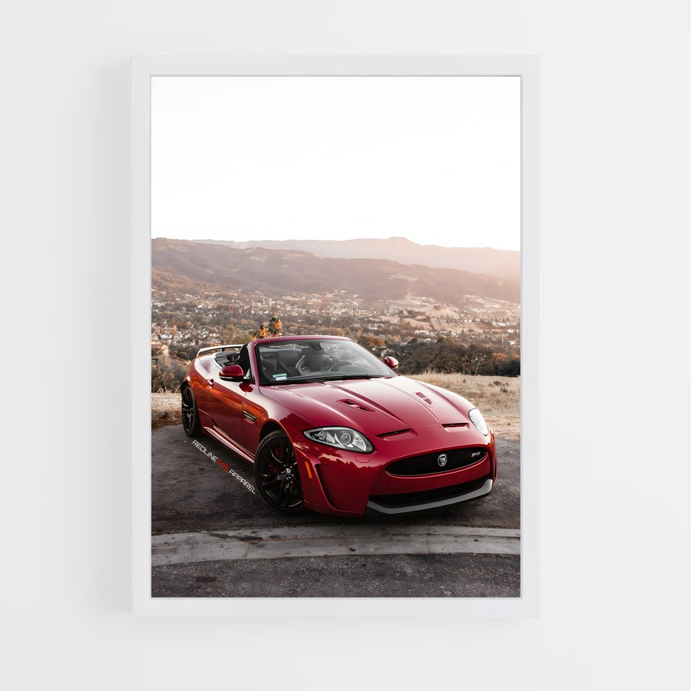 Poster Xkr Fond – affiche Jaguar (vue 3)