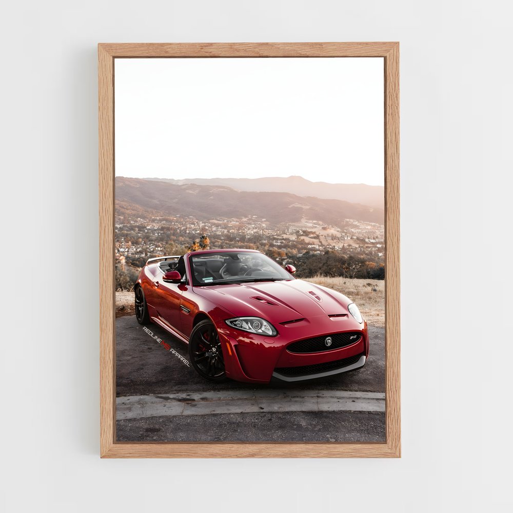 Poster Xkr Fond – affiche Jaguar (vue 4)
