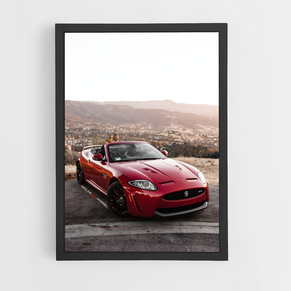 Poster Xkr Fond – affiche Jaguar (vue 2)
