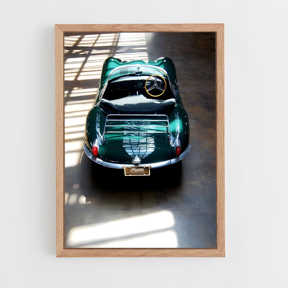 Poster Garage Green Dream – affiche Jaguar (vue 4)