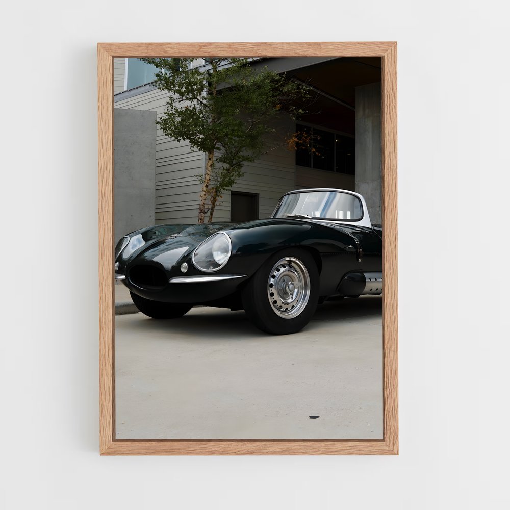 Poster Xkss Noire – affiche Jaguar (vue 4)