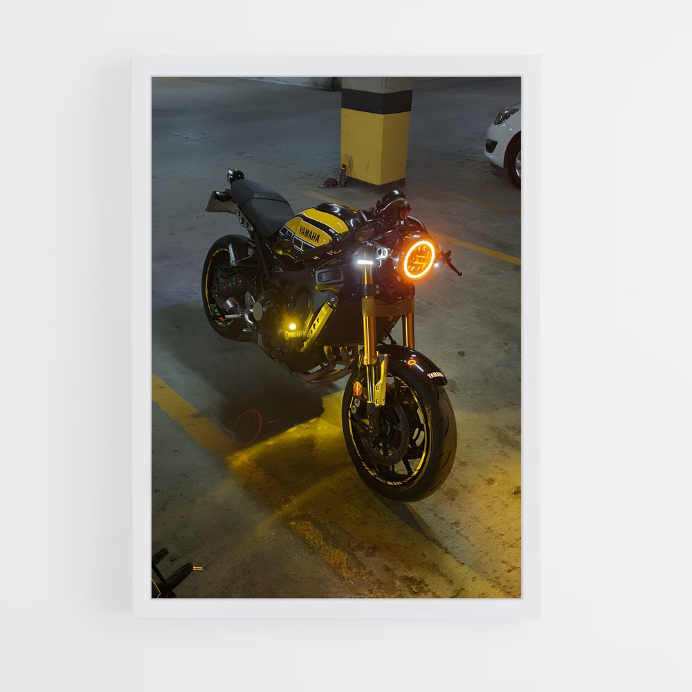 Poster Xsr900 Éclatant – affiche Yamaha (vue 3)