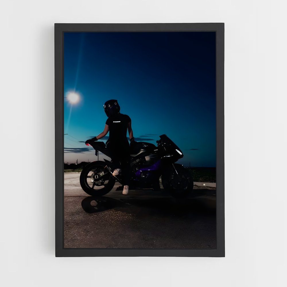 Poster Yamaha élégant (vue 2)
