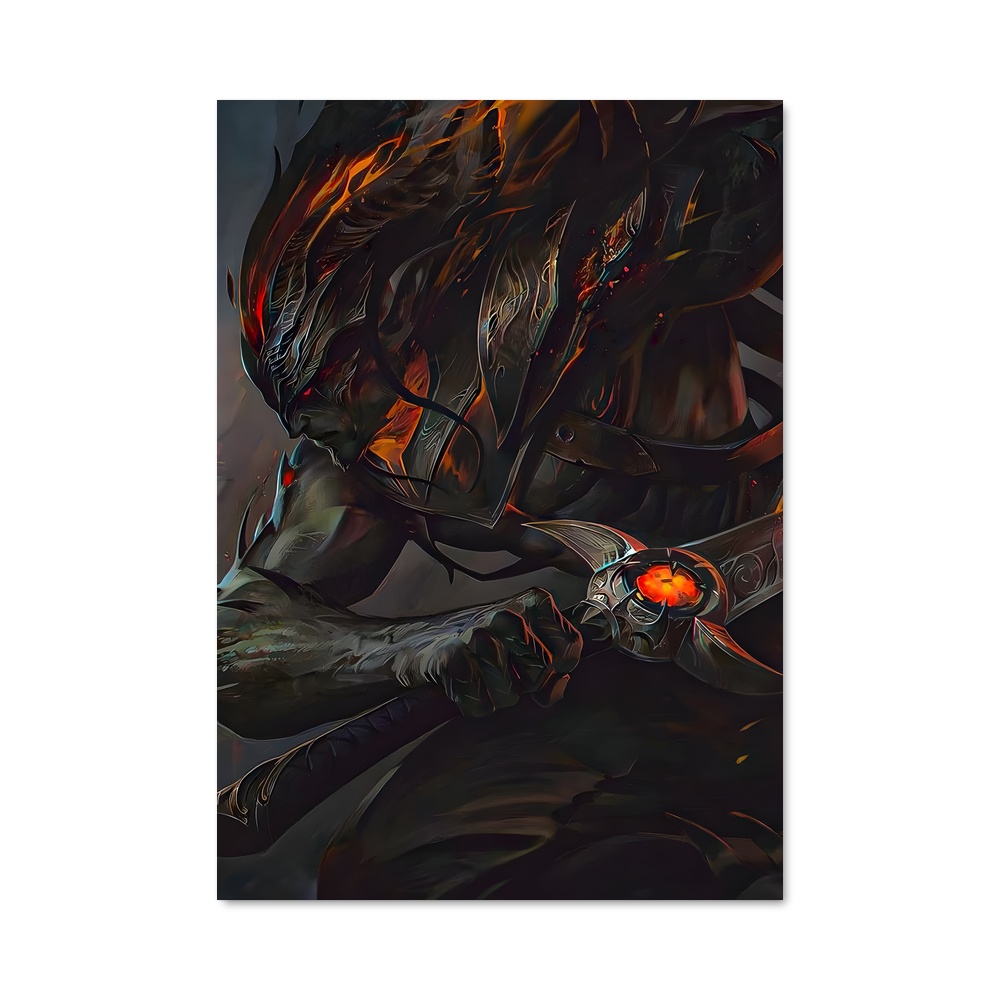 Poster Démon Ascendant – affiche League Of Legends