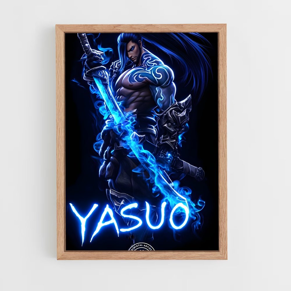 Poster Lame de Flamme – affiche League Of Legends (vue 4)