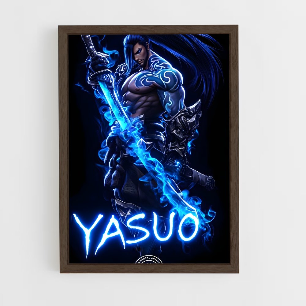 Poster Lame de Flamme – affiche League Of Legends (vue 5)