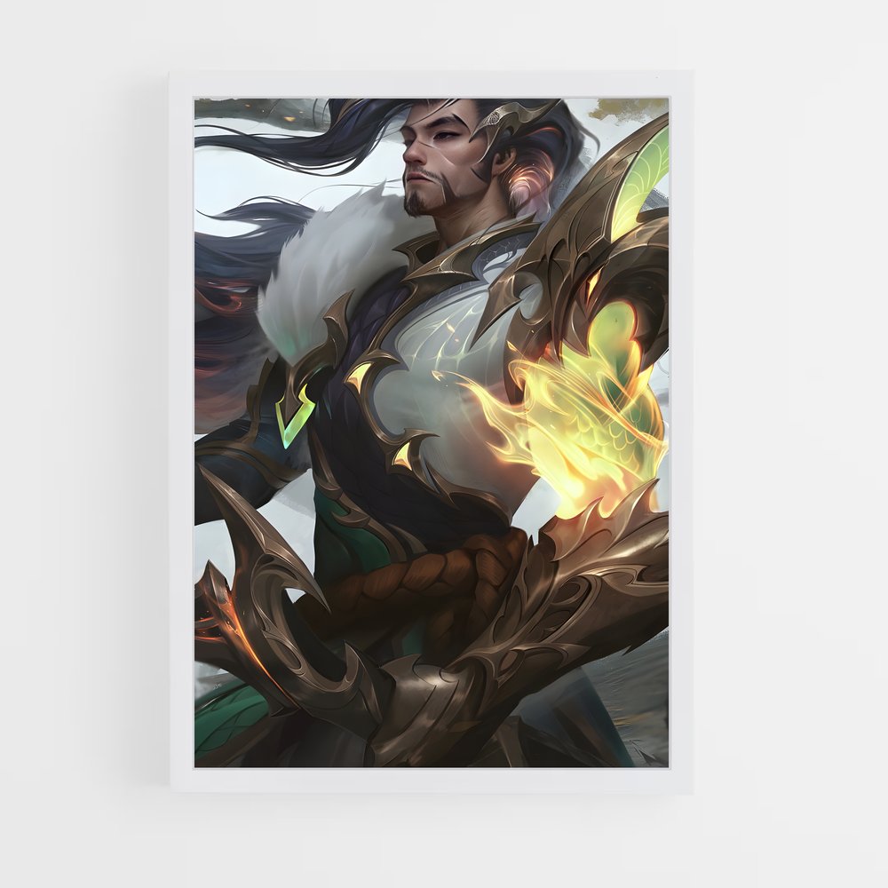 Poster Yasuo espace – affiche League Of Legends (vue 3)