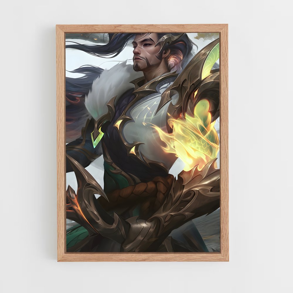 Poster Yasuo espace – affiche League Of Legends (vue 4)