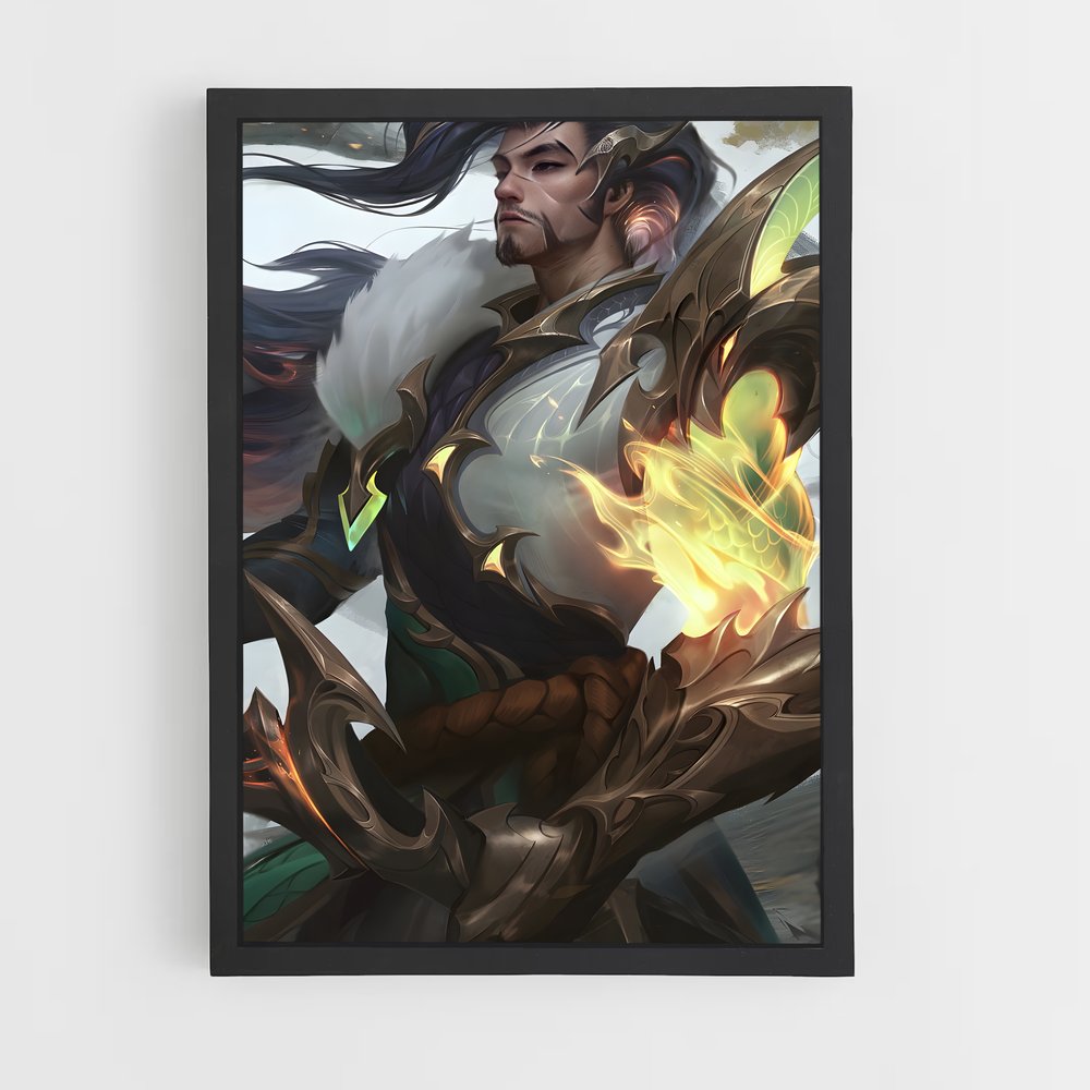 Poster Yasuo espace – affiche League Of Legends (vue 2)