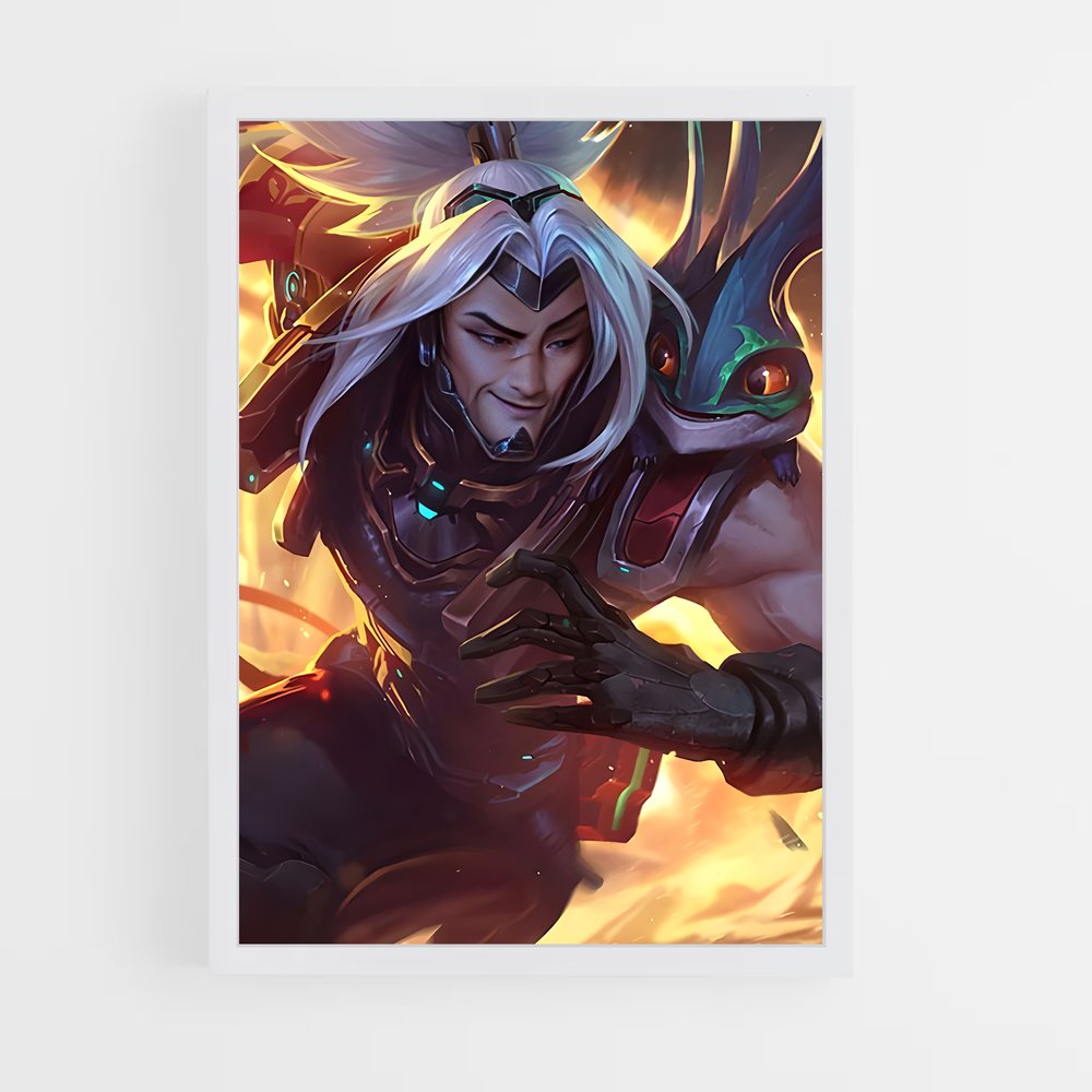 Poster L'Épée du Vent – affiche League Of Legends (vue 3)
