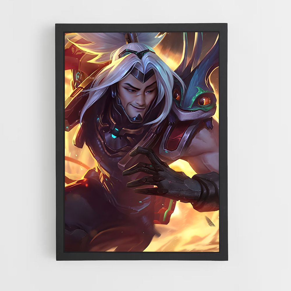 Poster L'Épée du Vent – affiche League Of Legends (vue 2)