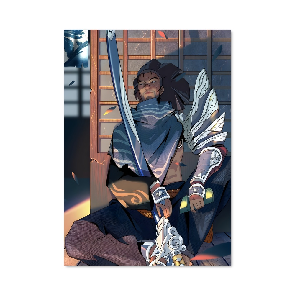 Poster Yasuo guerrier