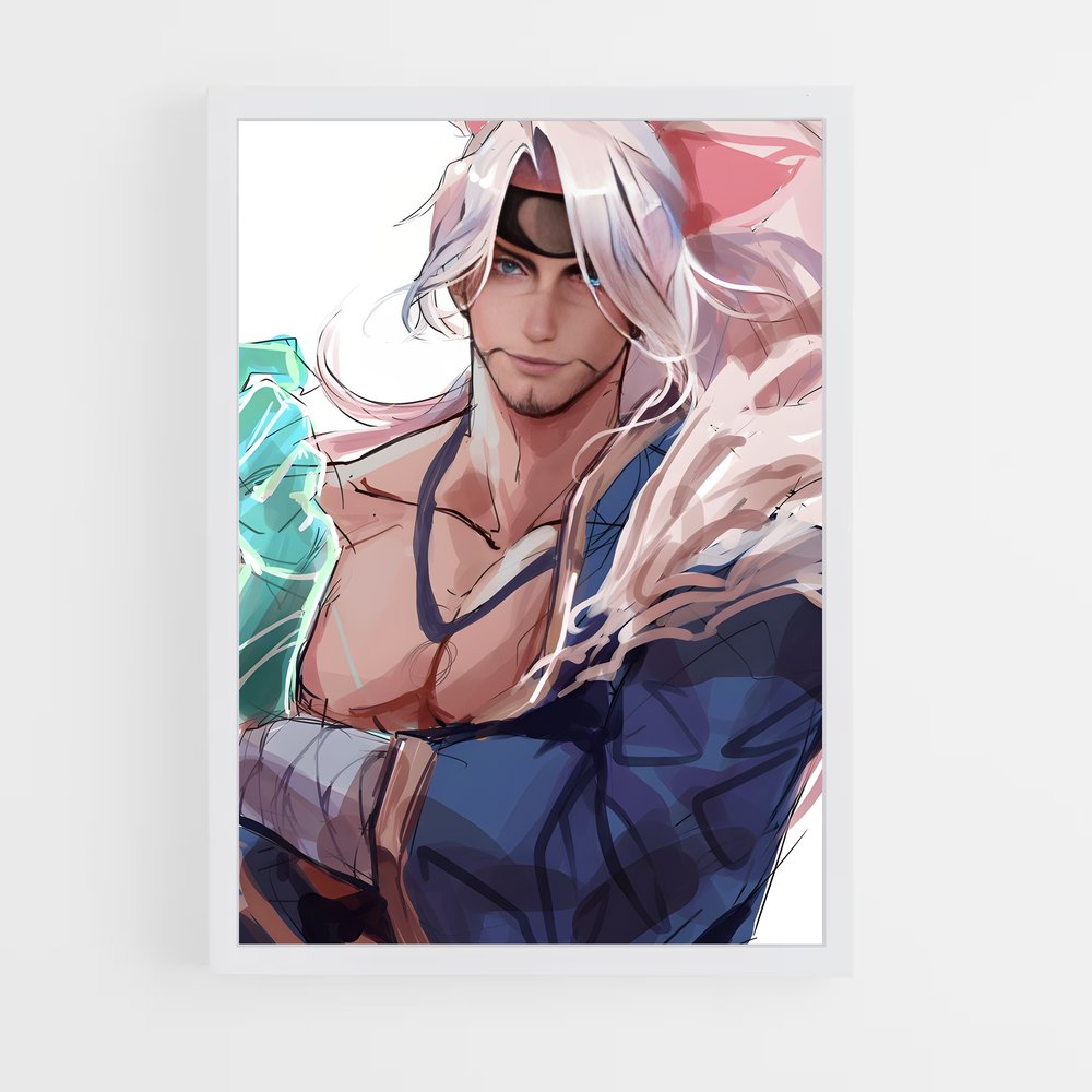 Poster Yasuo de guerrier – affiche League Of Legends (vue 3)