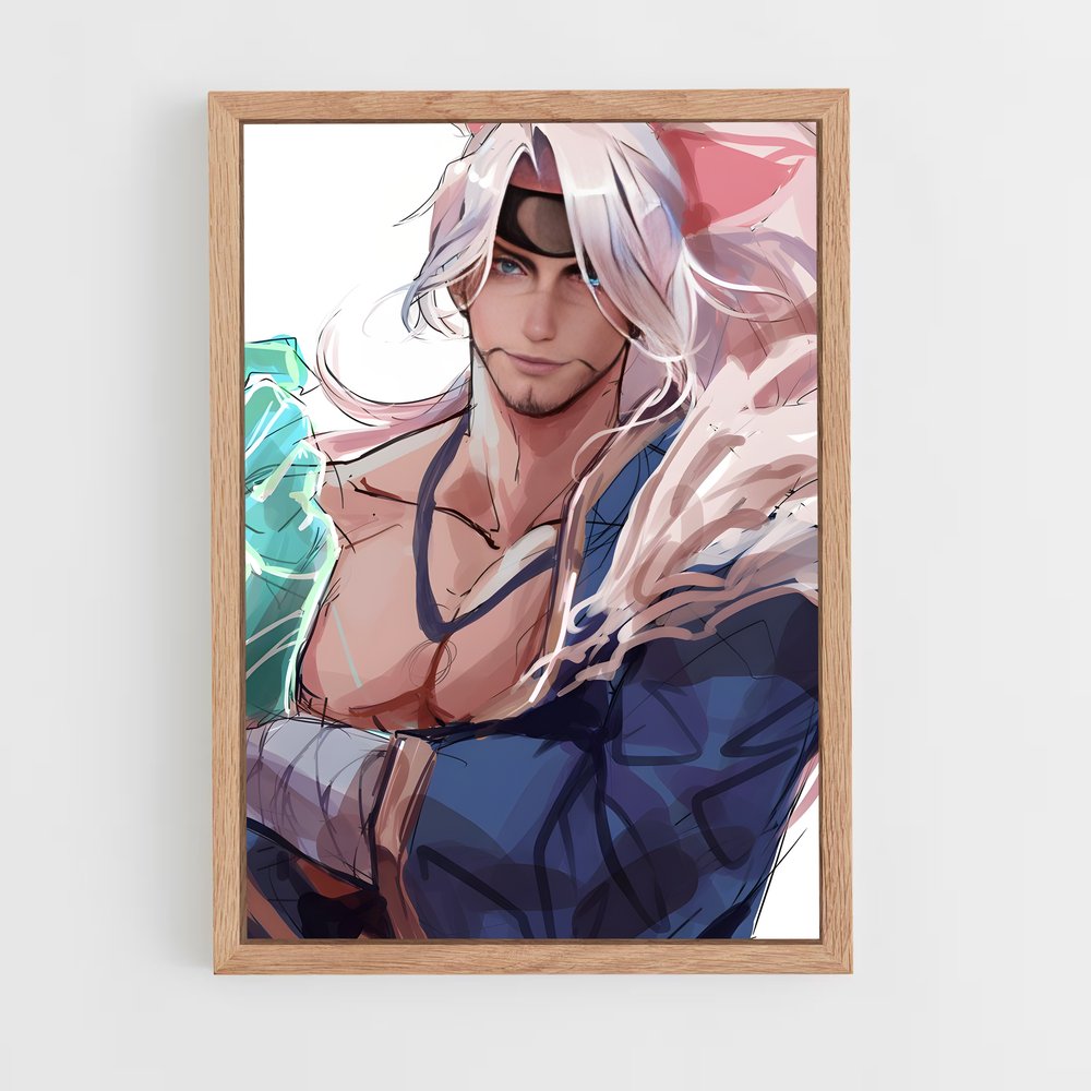 Poster Yasuo de guerrier – affiche League Of Legends (vue 4)