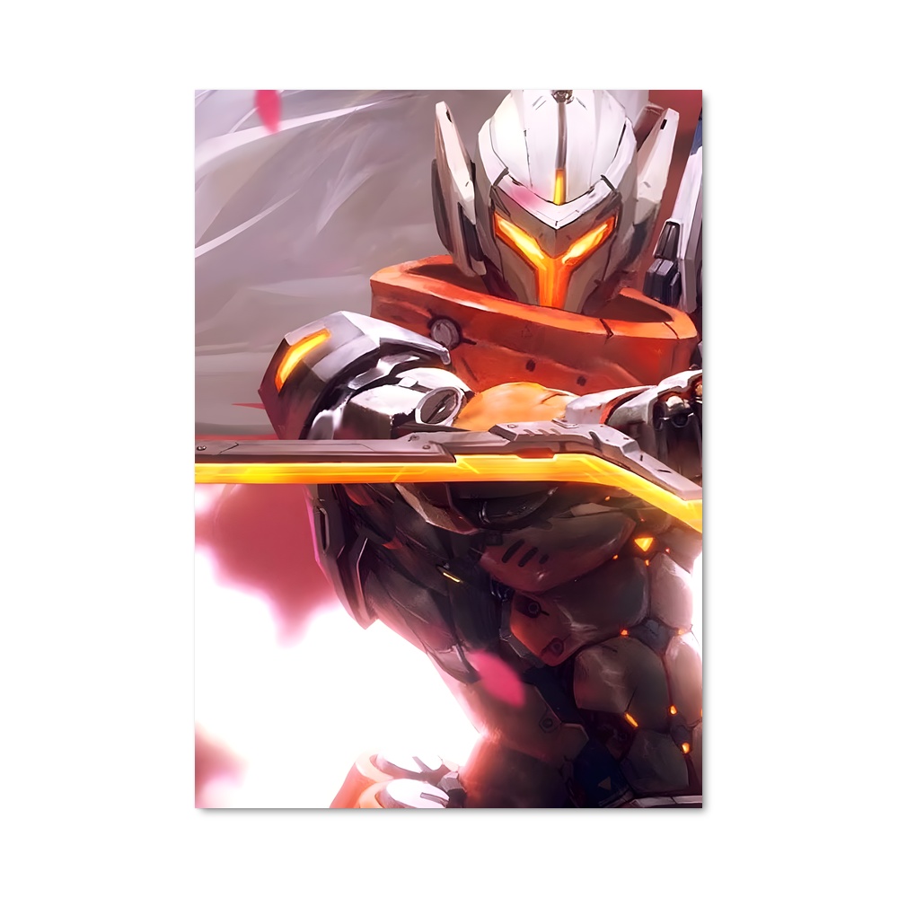 Poster Samurai Cybernétique – affiche League Of Legends