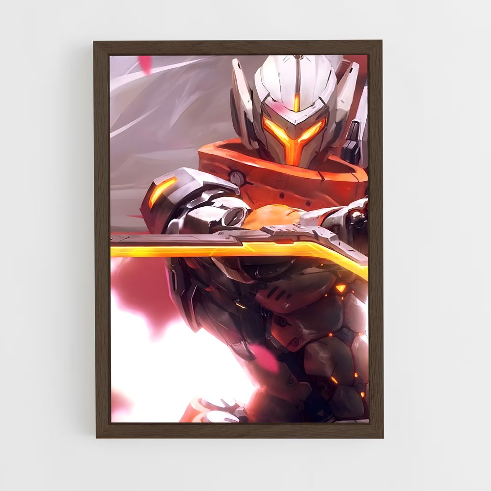 Poster Samurai Cybernétique – affiche League Of Legends (vue 5)