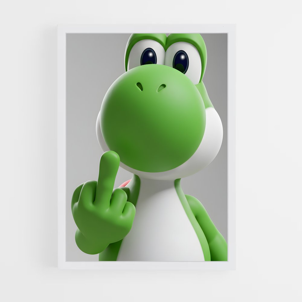 Poster Yoshi's Adventure – affiche Mario (vue 3)