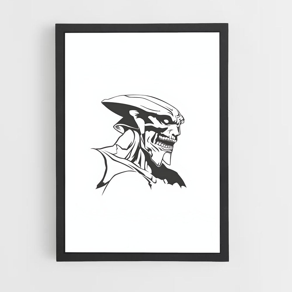 Poster Batman vs Yoshimitsu – affiche Tekken (vue 2)