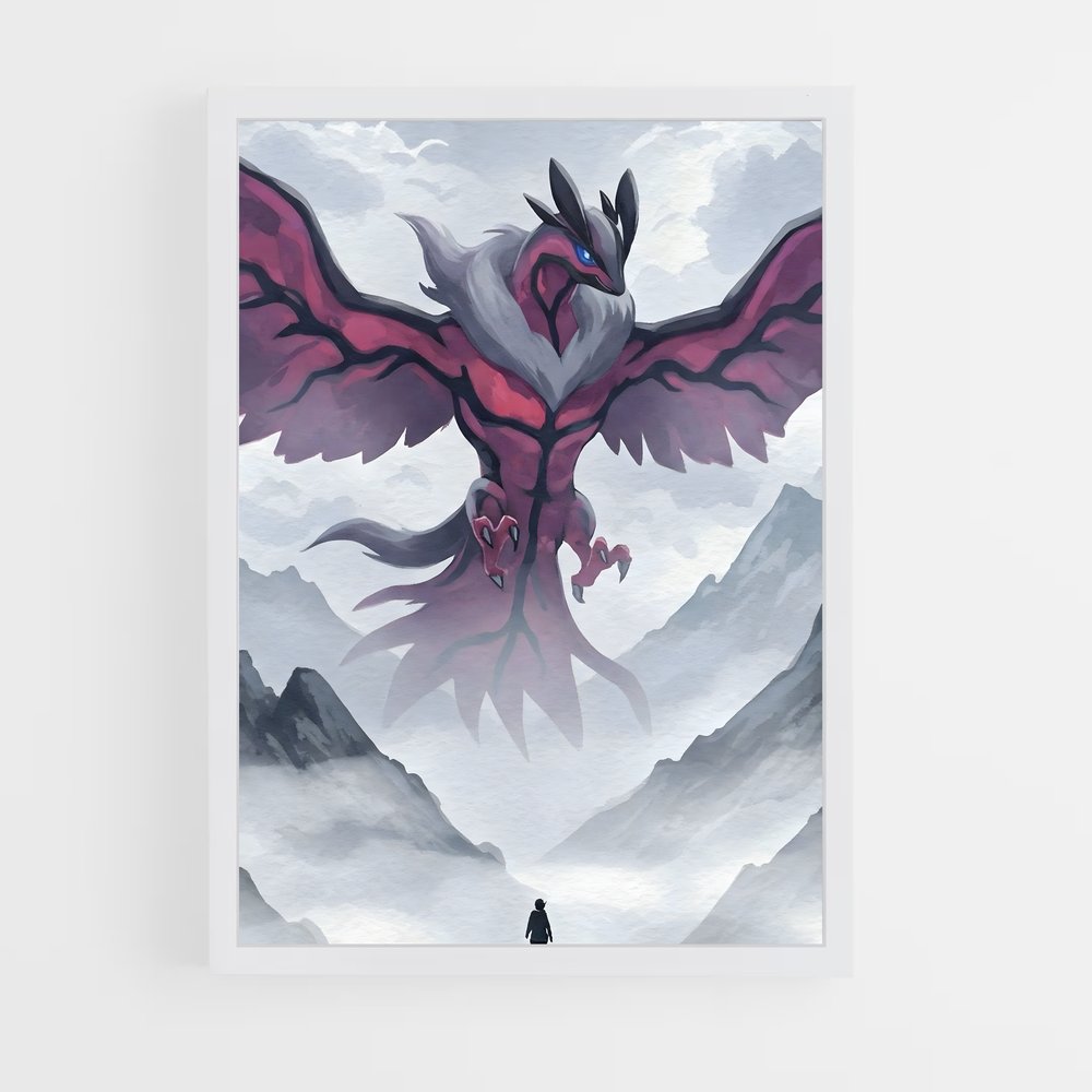 Poster L'Envol d'Yveltal – affiche Pokemon (vue 3)