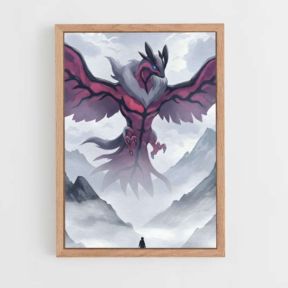 Poster L'Envol d'Yveltal – affiche Pokemon (vue 4)