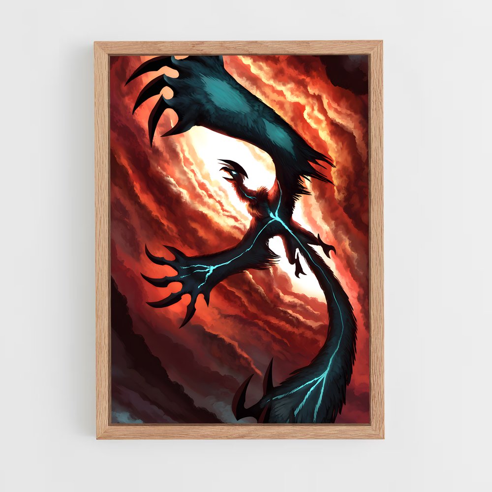 Poster Dragon des Nuages – affiche Pokemon (vue 4)