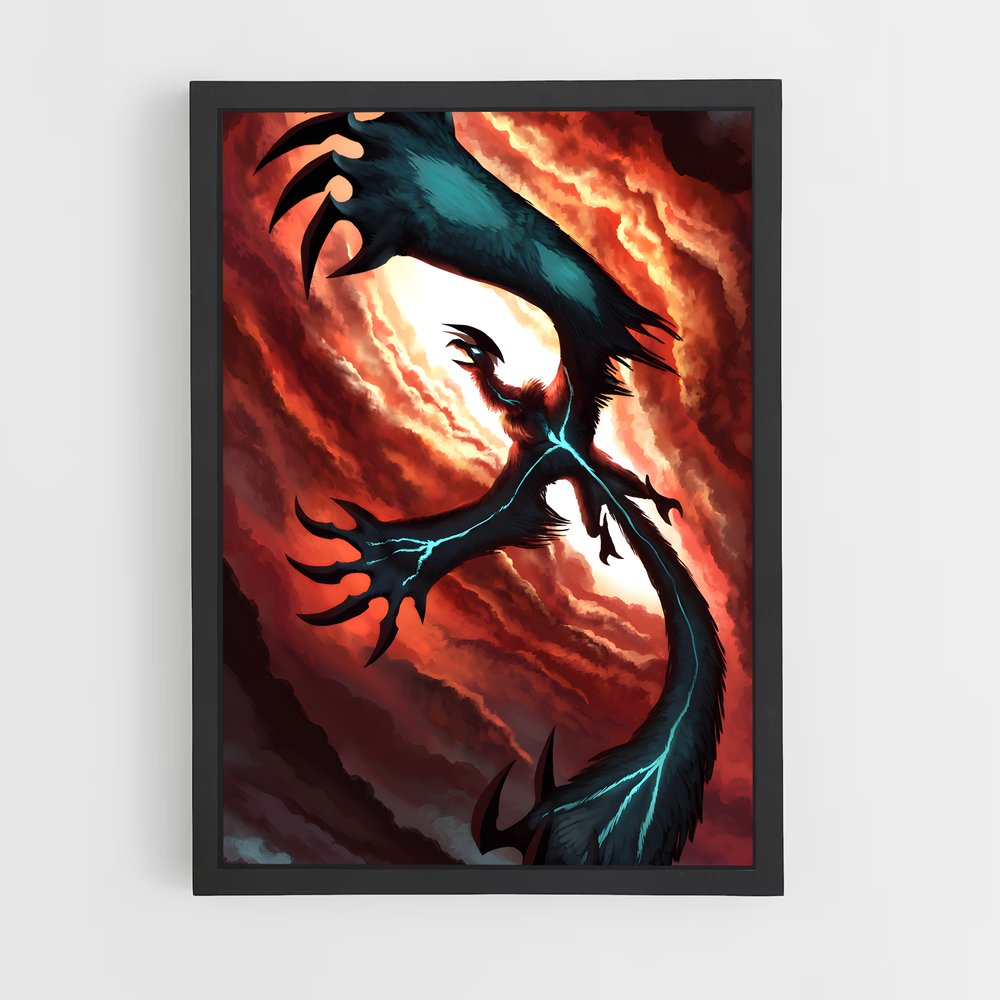 Poster Dragon des Nuages – affiche Pokemon (vue 2)