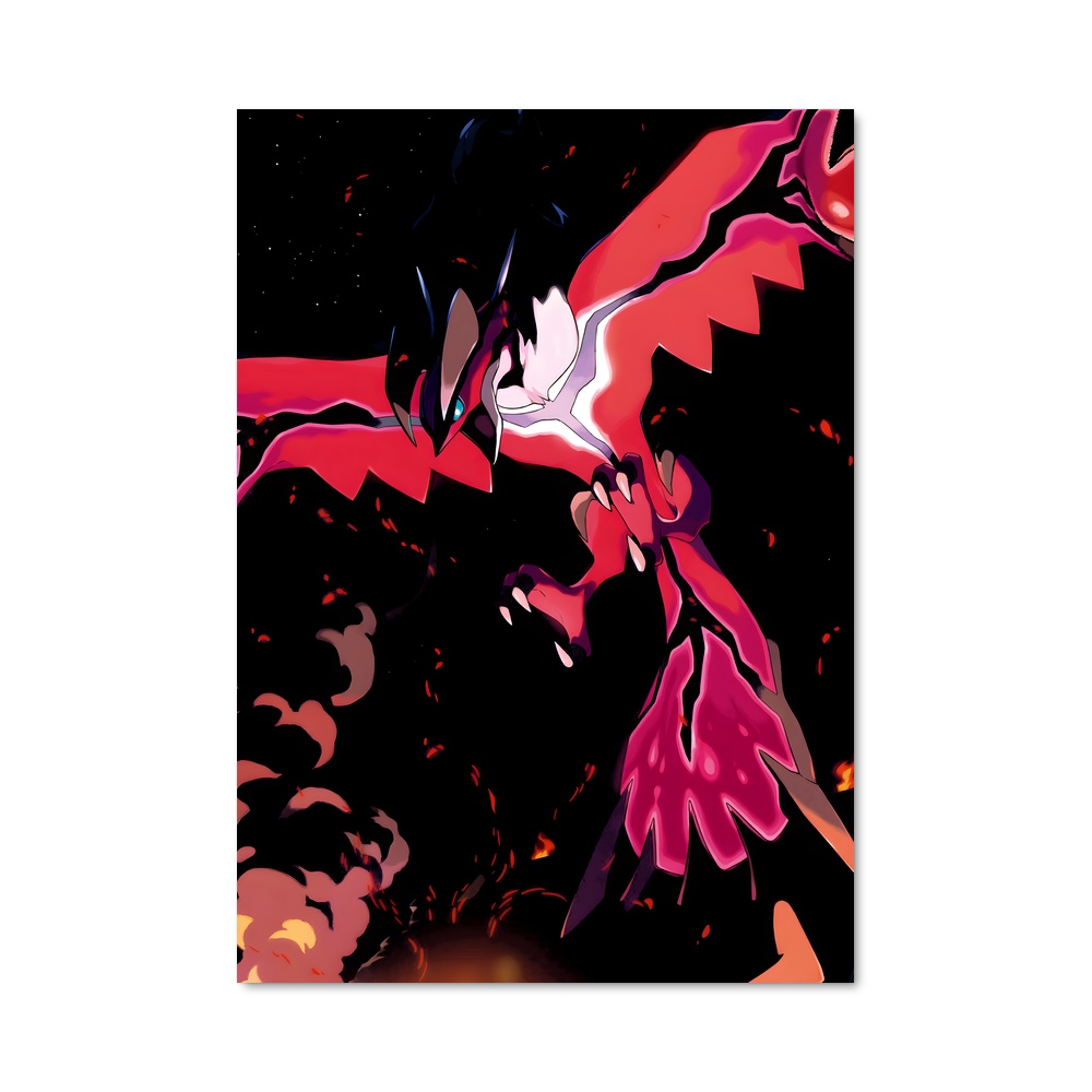 Poster Flamme Obscure – affiche Pokemon