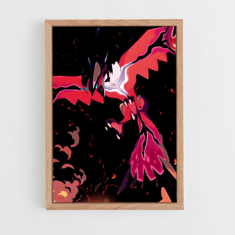 Poster Flamme Obscure – affiche Pokemon (vue 4)