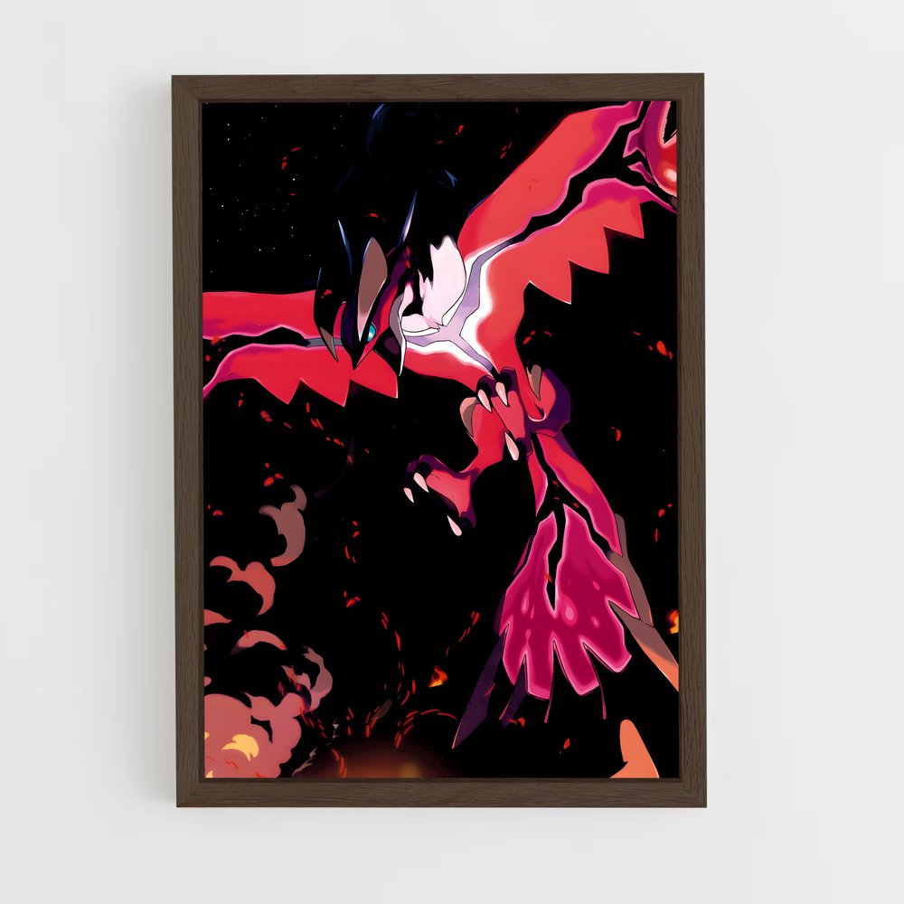 Poster Flamme Obscure – affiche Pokemon (vue 5)