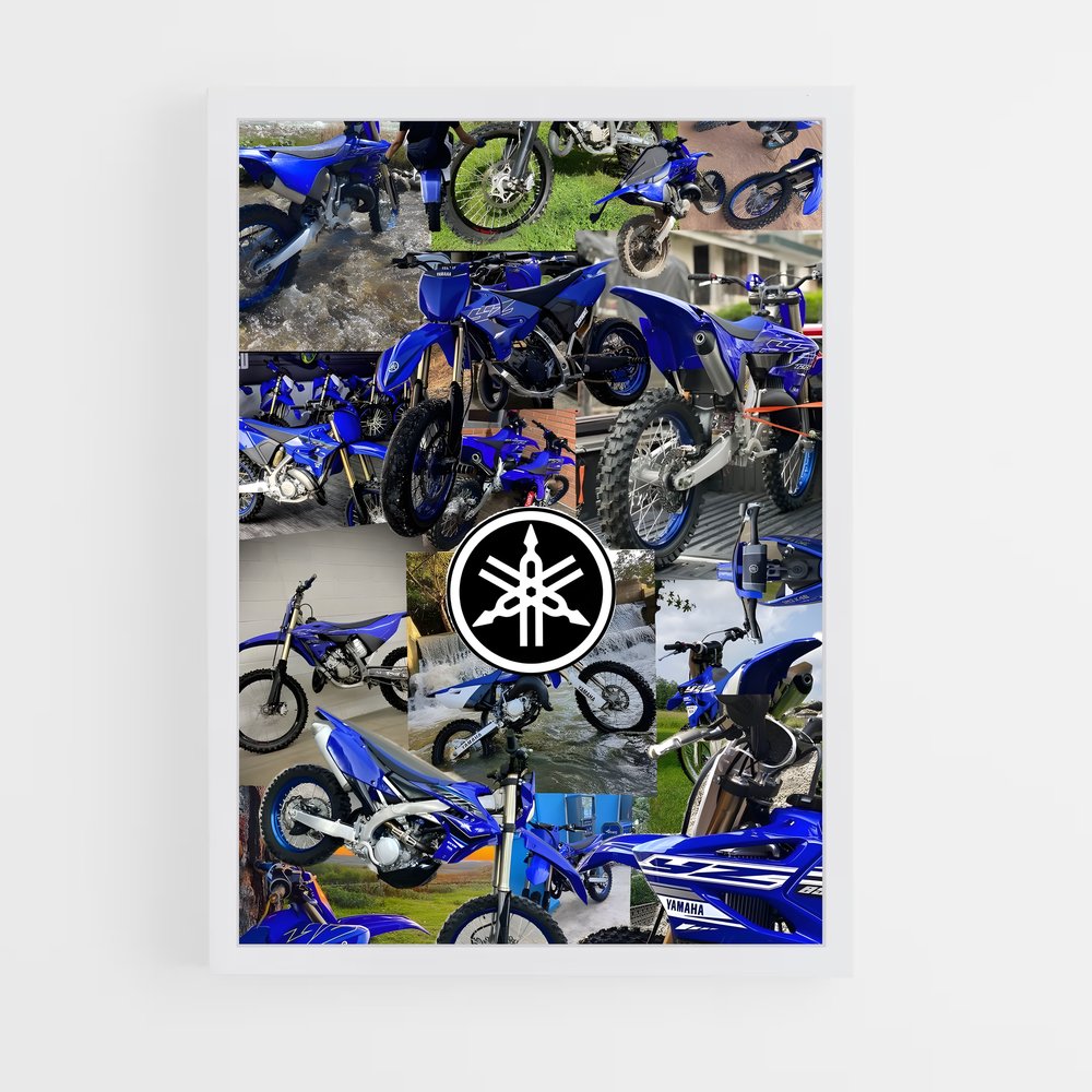 Poster Yz splendide – affiche Yamaha (vue 3)