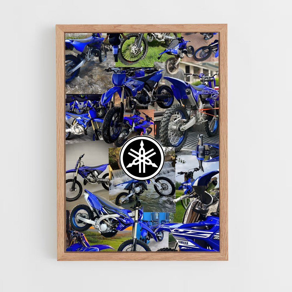 Poster Yz splendide – affiche Yamaha (vue 4)