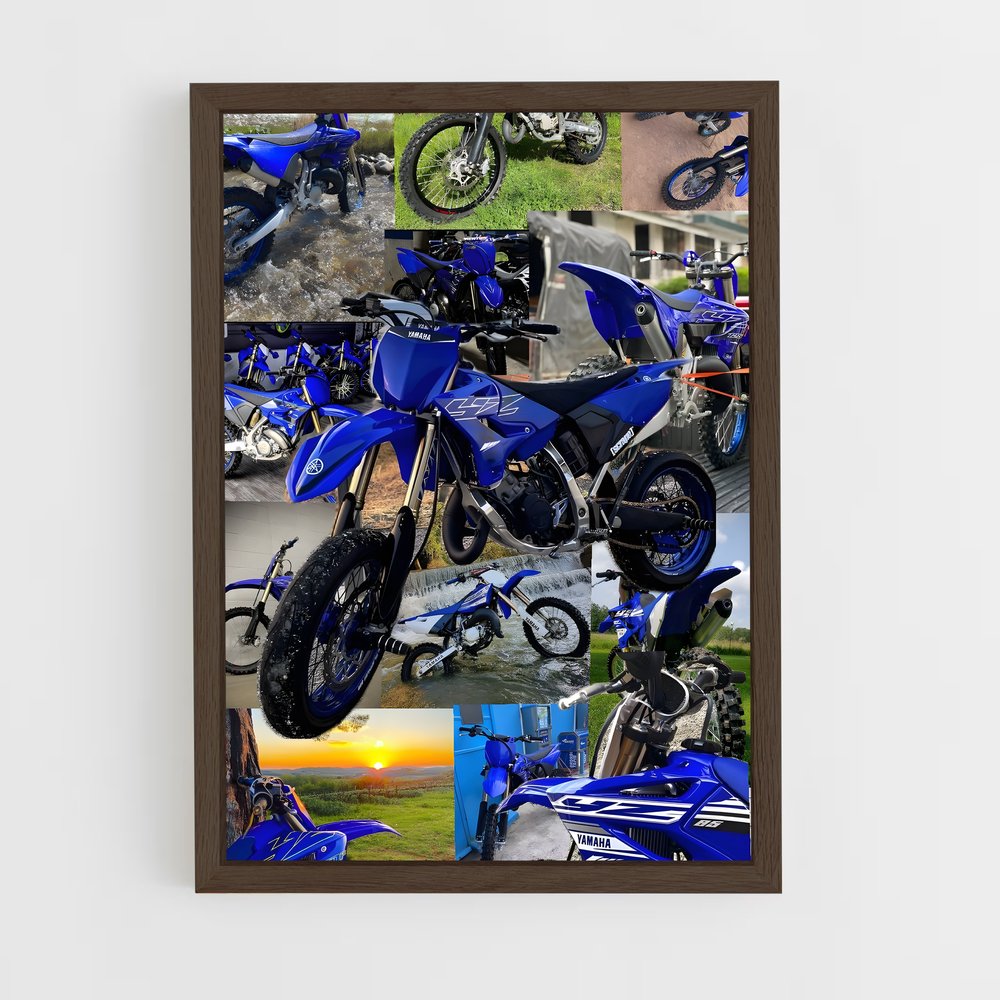 Poster Yz125 Éclatant – affiche Yamaha (vue 5)