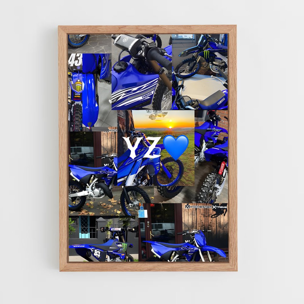 Poster L'Esprit de la RZ250 – affiche Yamaha (vue 4)