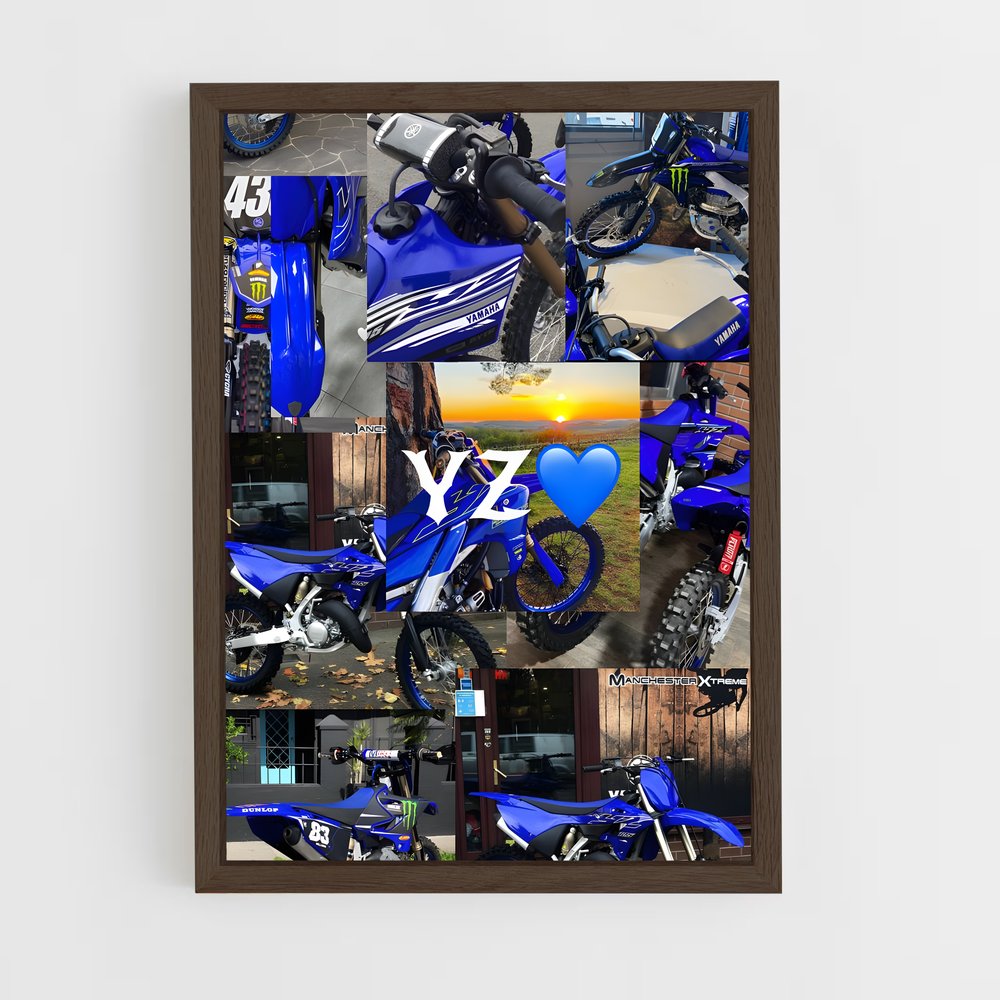 Poster L'Esprit de la RZ250 – affiche Yamaha (vue 5)