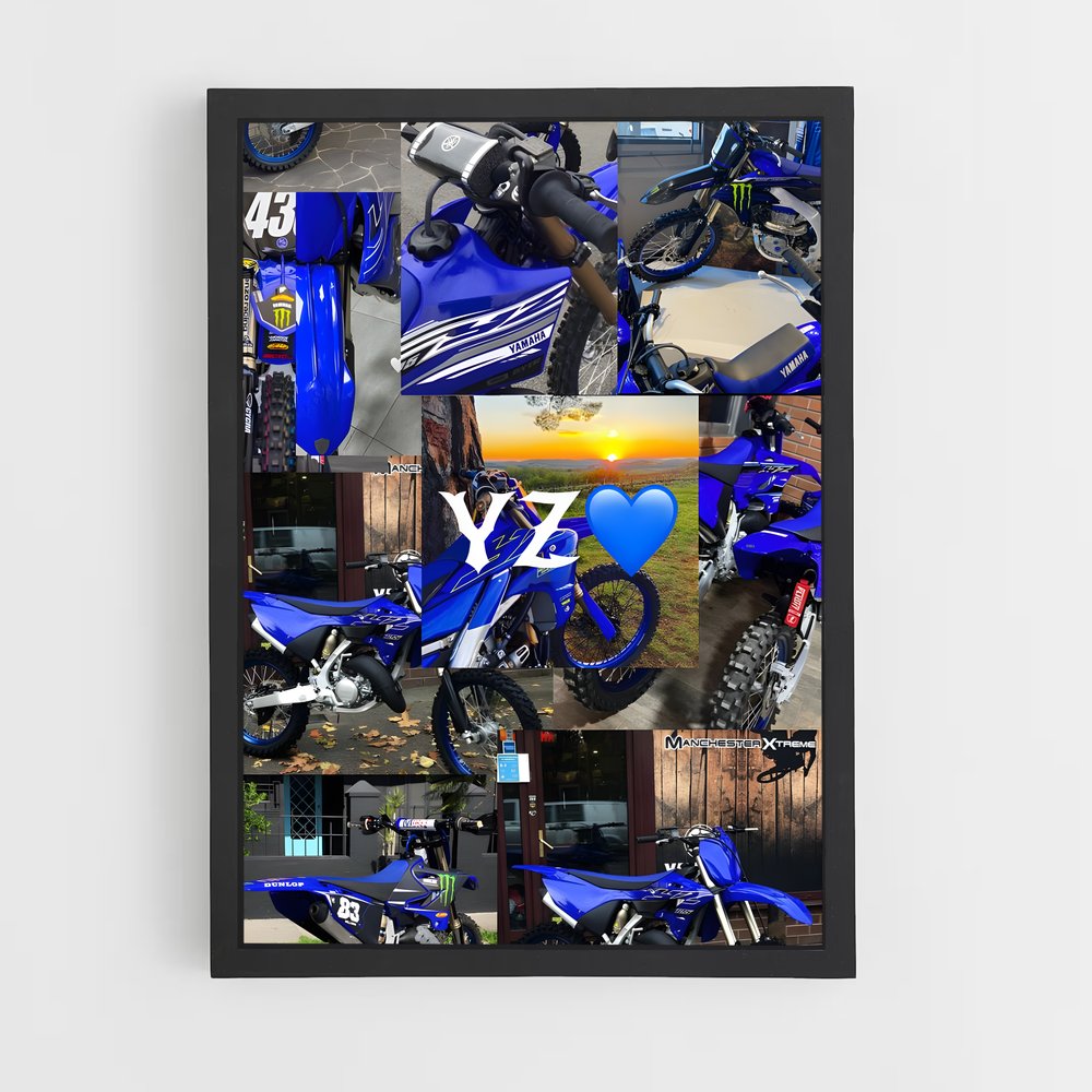 Poster L'Esprit de la RZ250 – affiche Yamaha (vue 2)