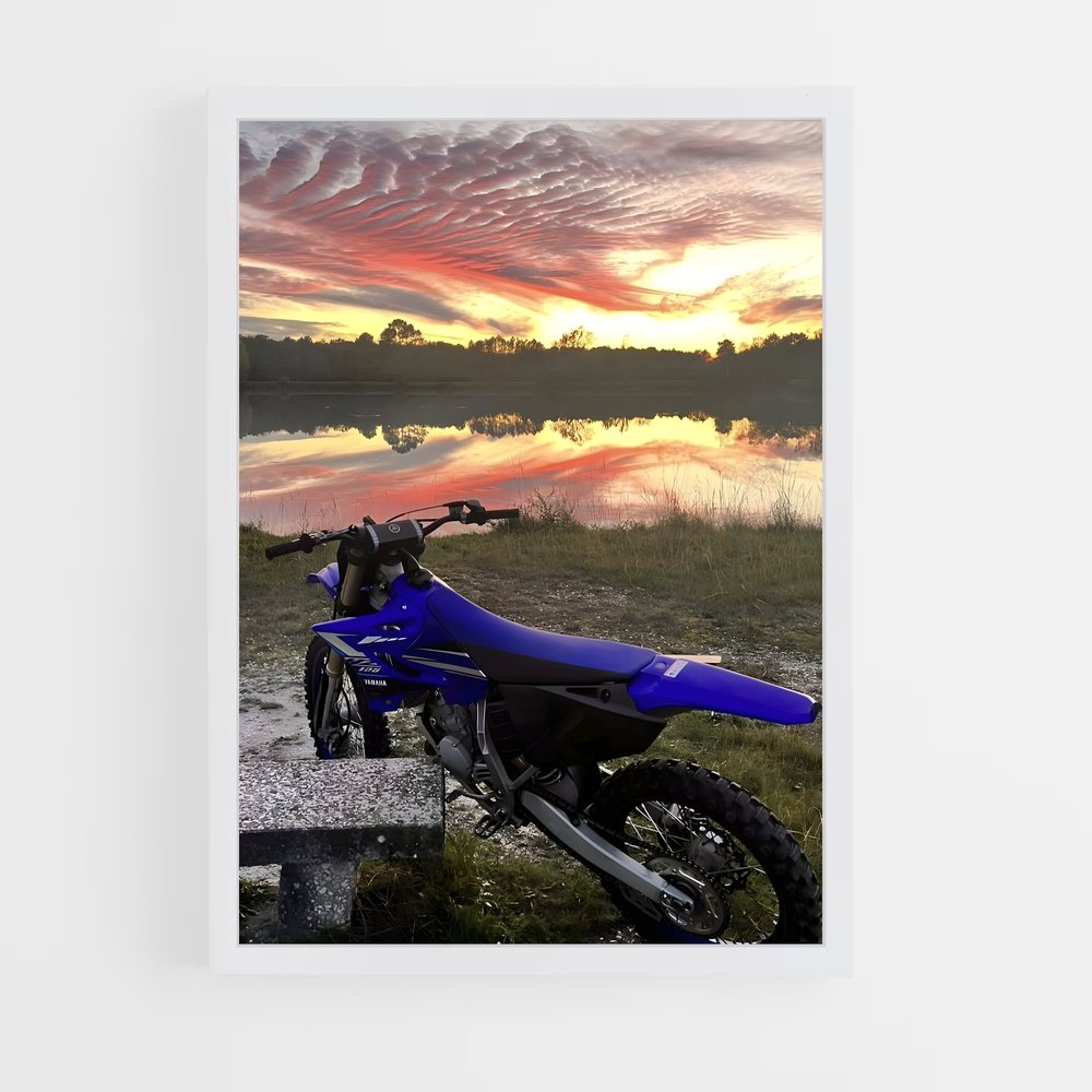 Poster Yz125 Luminescent – affiche Yamaha (vue 3)