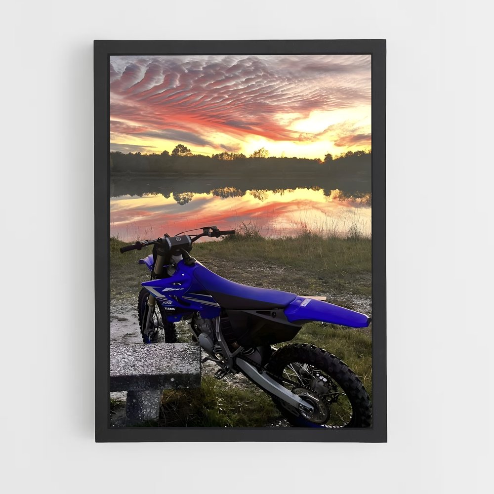 Poster Yz125 Luminescent – affiche Yamaha (vue 2)