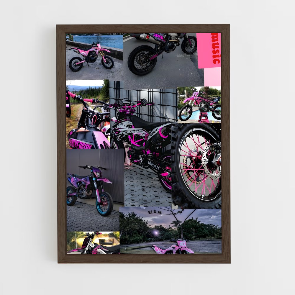 Poster Pink Thunder – affiche Yamaha (vue 5)