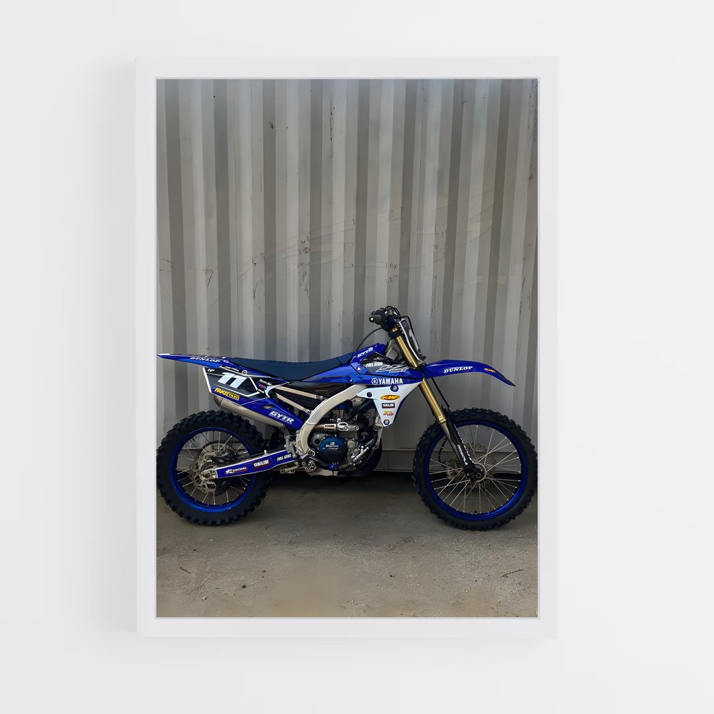 Poster Yz captivant – affiche Yamaha (vue 3)
