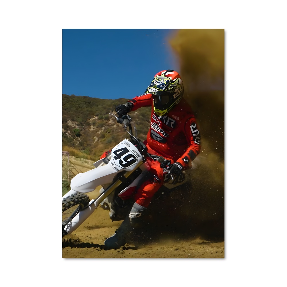 Poster Yzf lumineux – affiche Yamaha
