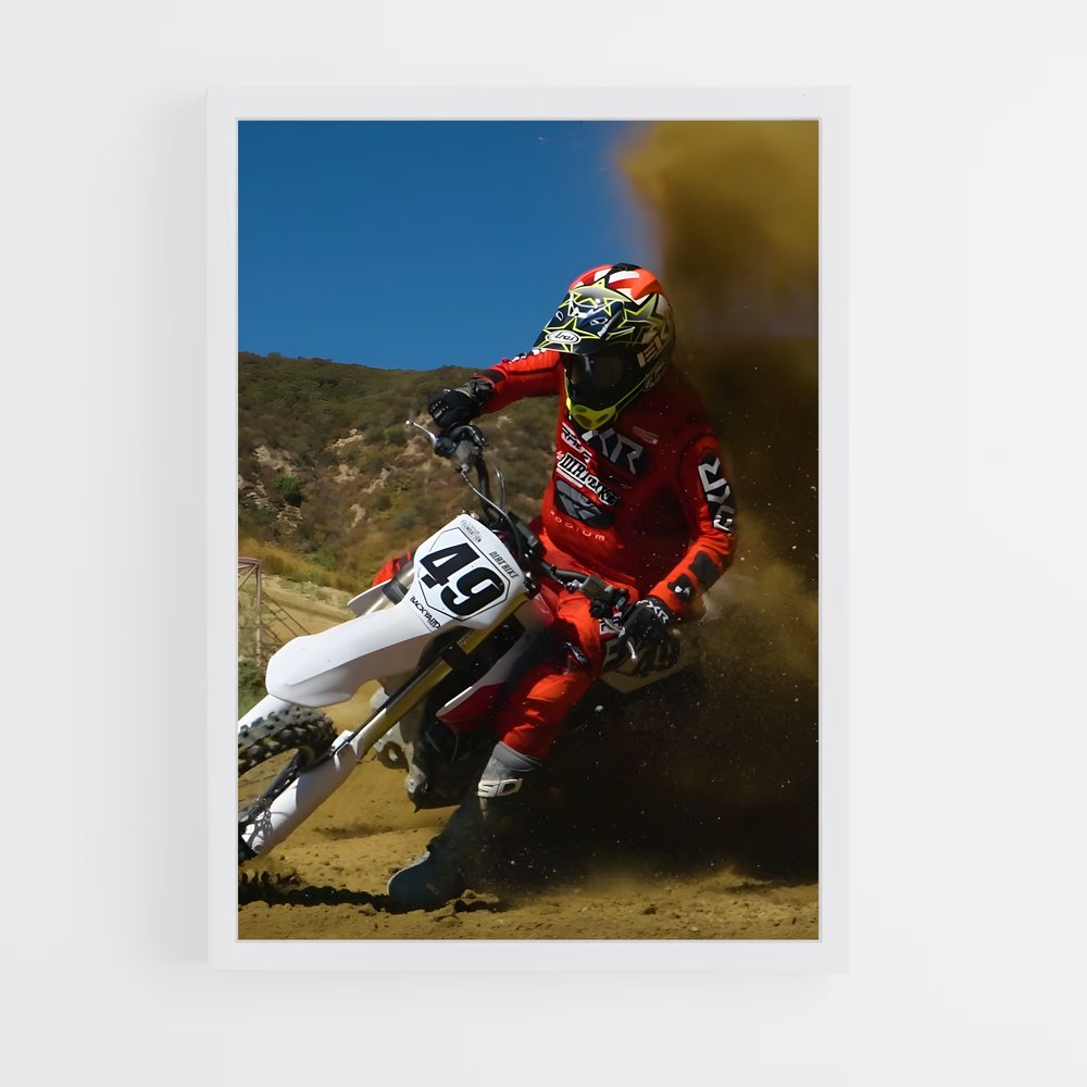 Poster Yzf lumineux – affiche Yamaha (vue 3)