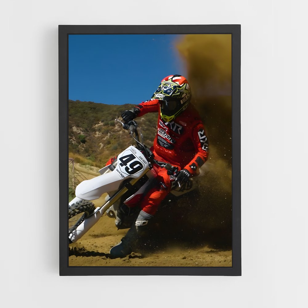 Poster Yzf lumineux – affiche Yamaha (vue 2)