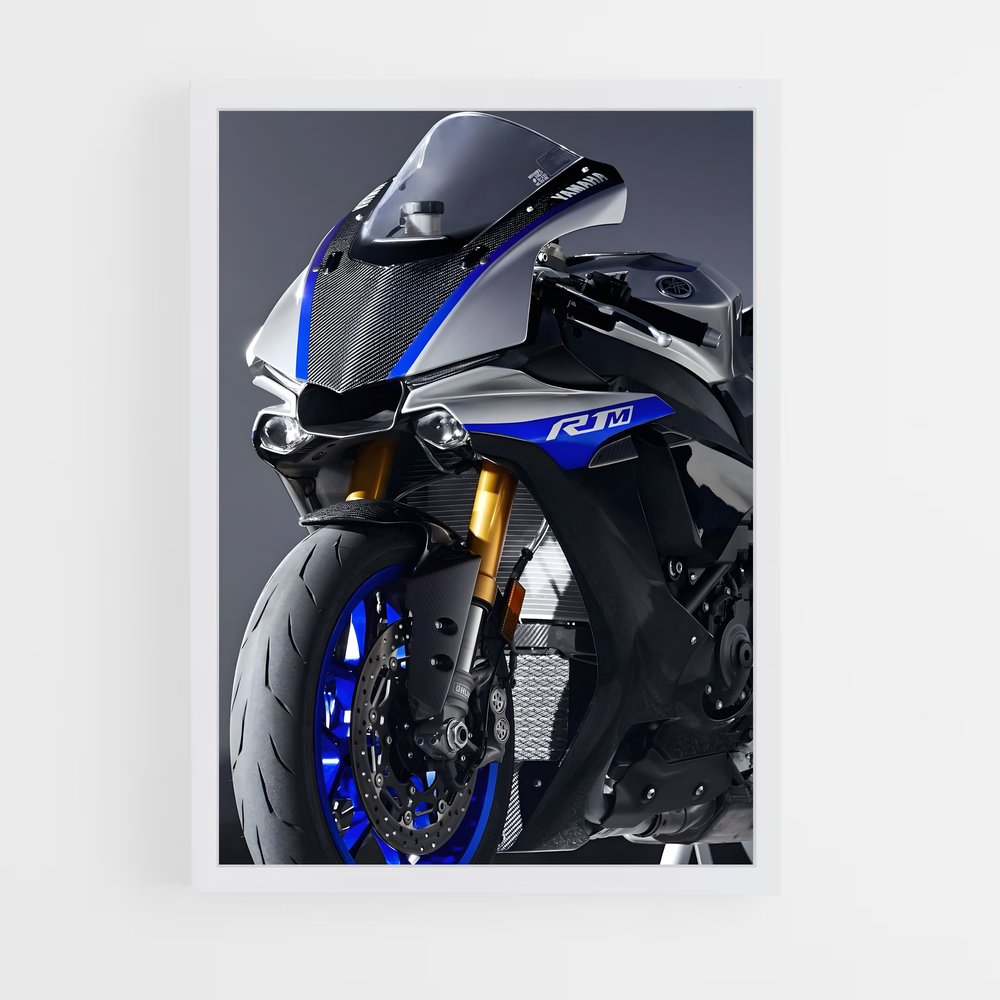 Poster Yzf-rm raffiné – affiche Yamaha (vue 3)