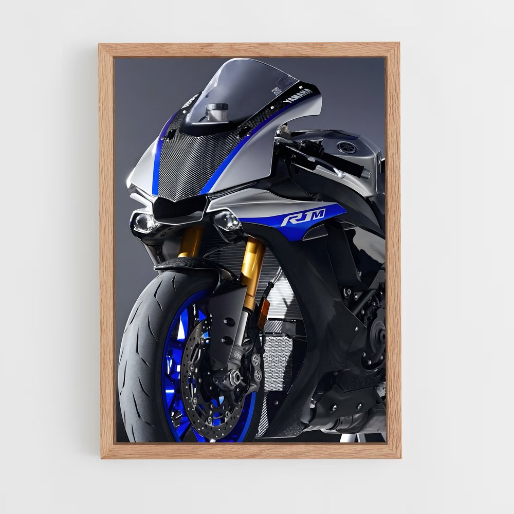 Poster Yzf-rm raffiné – affiche Yamaha (vue 4)