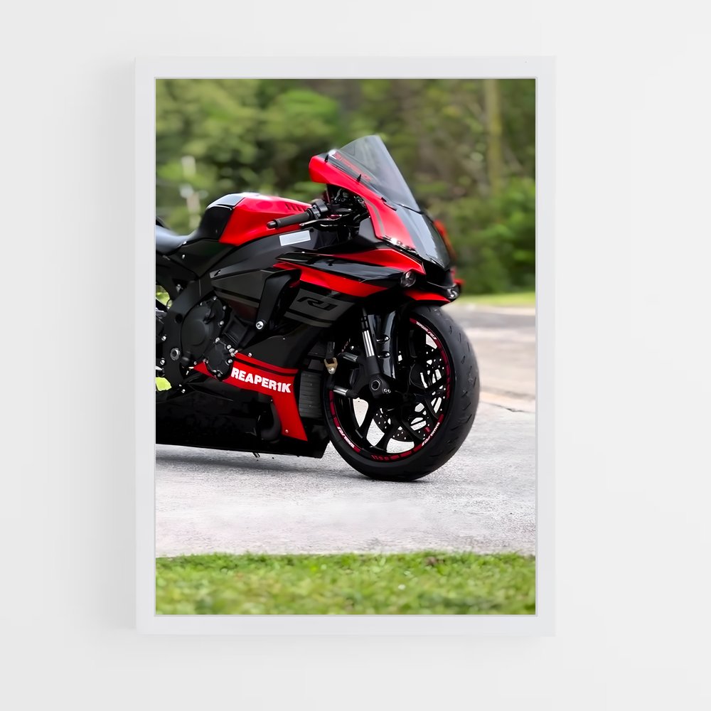 Poster Rougi de Vitesse – affiche Yamaha (vue 3)